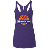 Wumpa Island Women's Triblend Racerback Tank