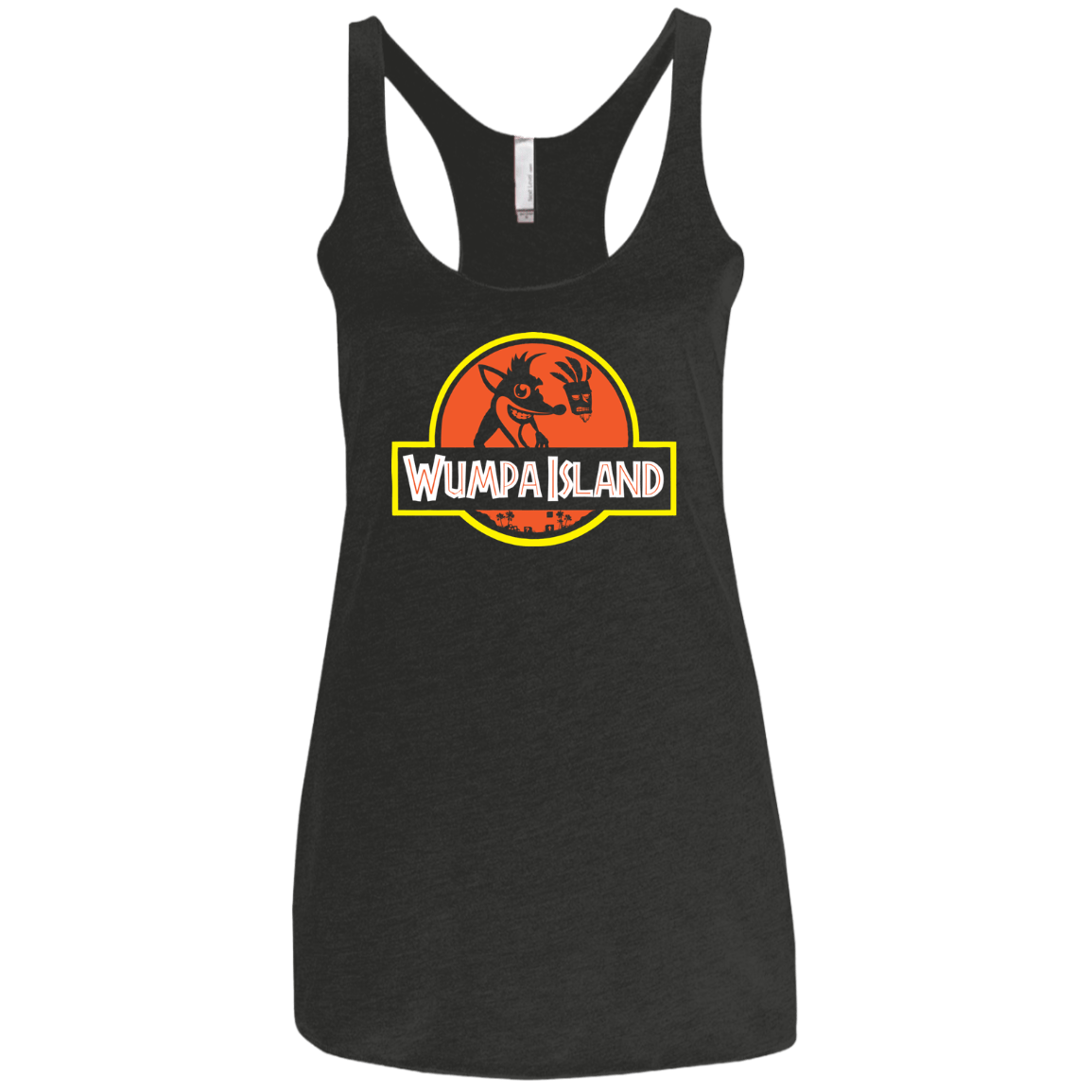 Wumpa Island Women's Triblend Racerback Tank