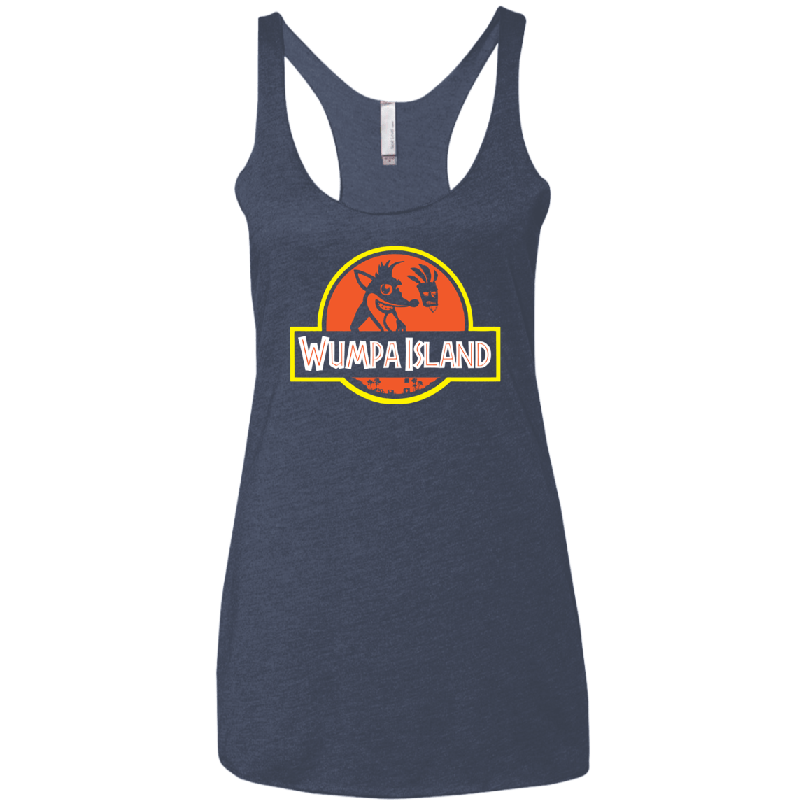 Wumpa Island Women's Triblend Racerback Tank