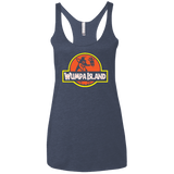 Wumpa Island Women's Triblend Racerback Tank