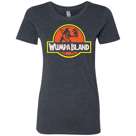 T-Shirts Vintage Navy / S Wumpa Island Women's Triblend T-Shirt