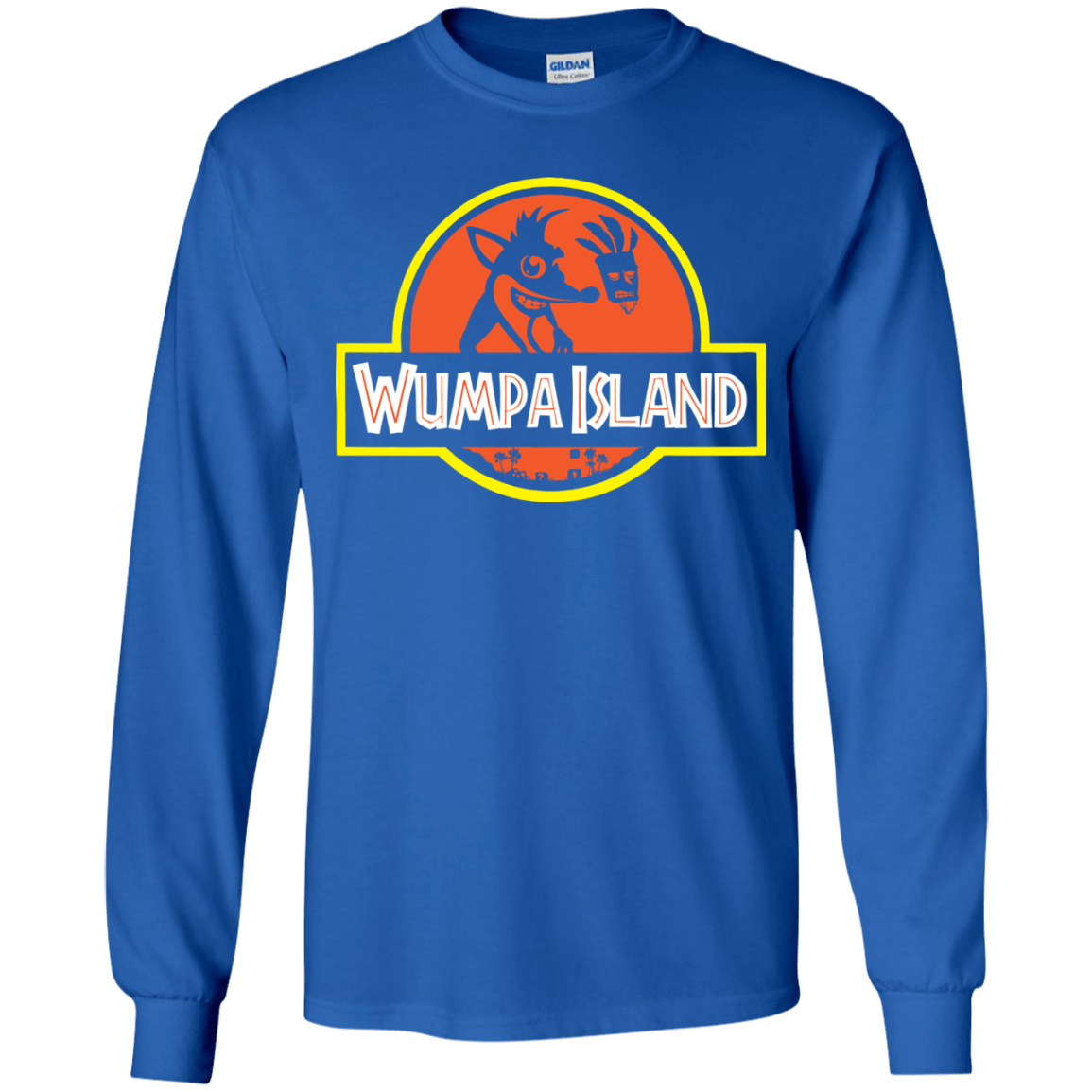 Wumpa Island Youth Long Sleeve T-Shirt