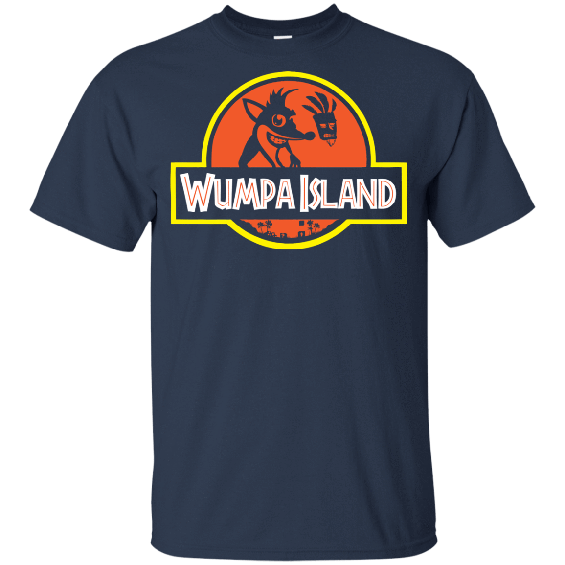 T-Shirts Navy / YXS Wumpa Island Youth T-Shirt