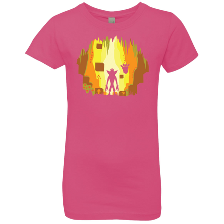 T-Shirts Hot Pink / YXS Wumpa World Girls Premium T-Shirt