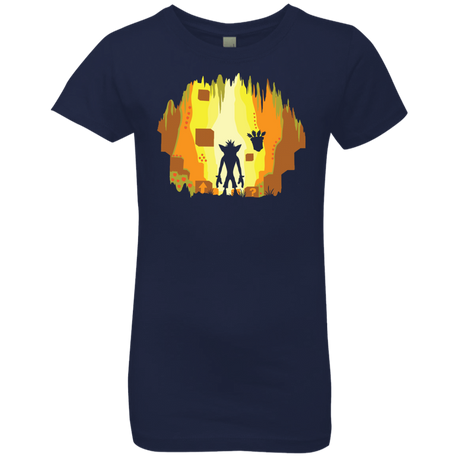 T-Shirts Midnight Navy / YXS Wumpa World Girls Premium T-Shirt