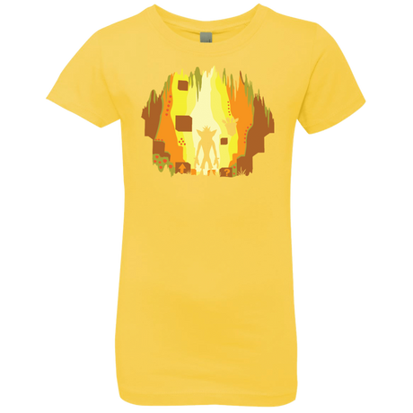 T-Shirts Vibrant Yellow / YXS Wumpa World Girls Premium T-Shirt