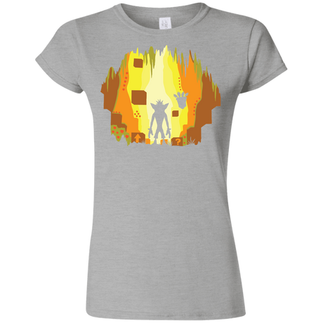 T-Shirts Sport Grey / S Wumpa World Junior Slimmer-Fit T-Shirt