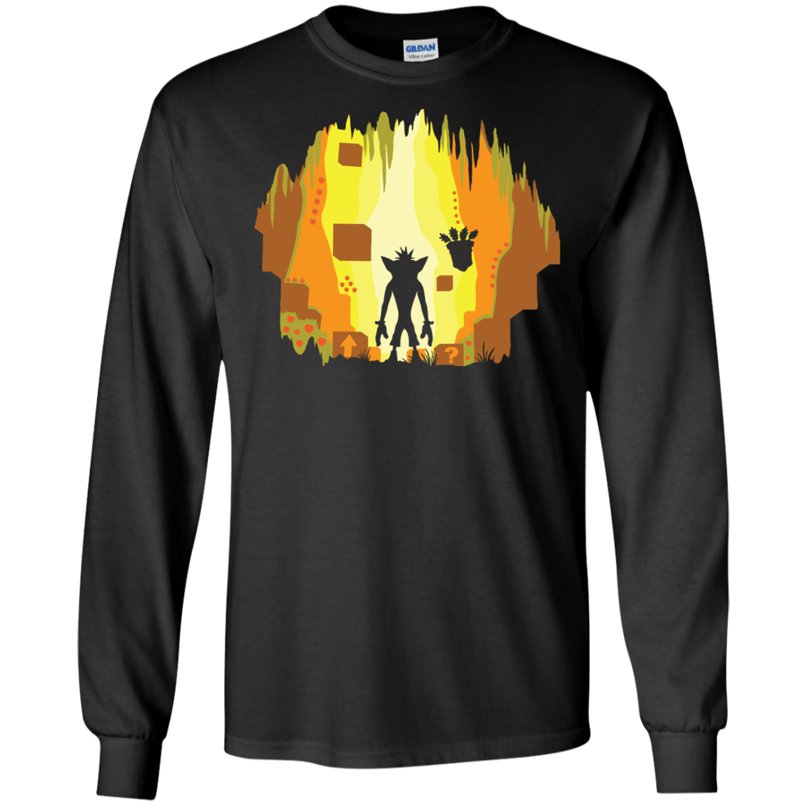 Wumpa World Men's Long Sleeve T-Shirt