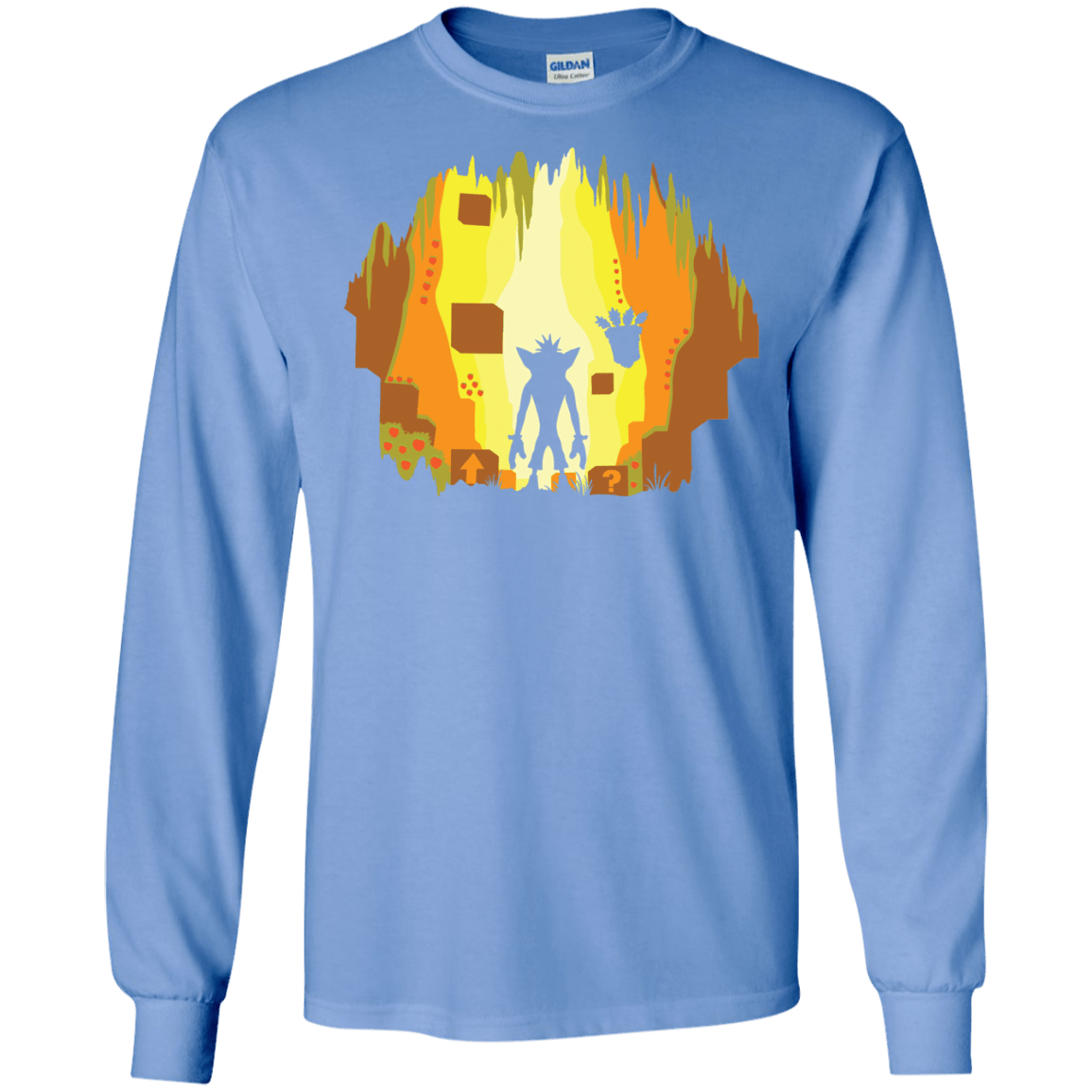 Wumpa World Men's Long Sleeve T-Shirt