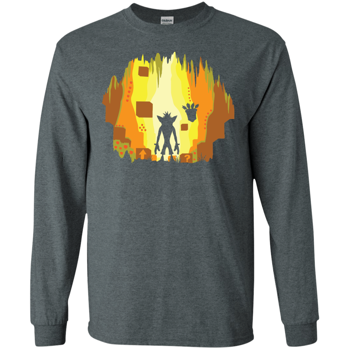 Wumpa World Men's Long Sleeve T-Shirt