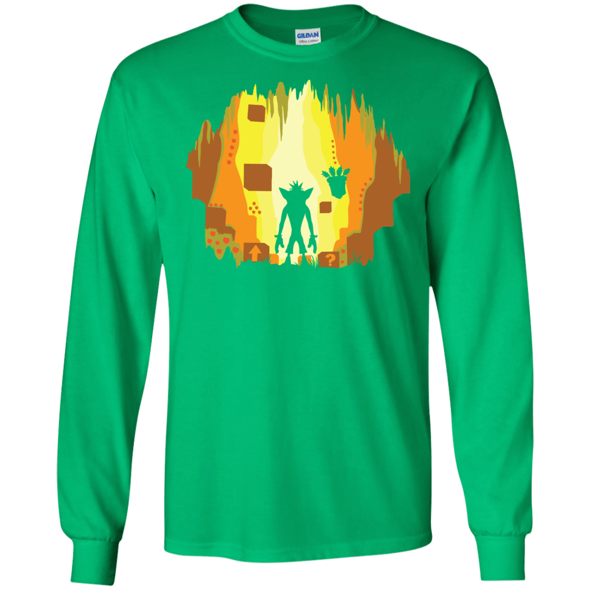 Wumpa World Men's Long Sleeve T-Shirt