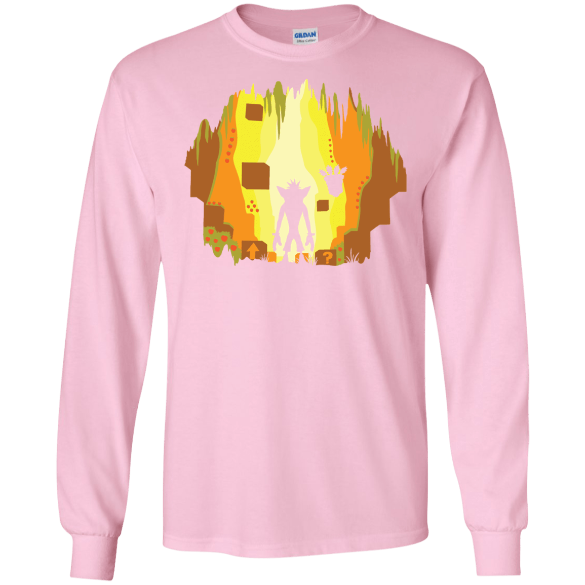 Wumpa World Men's Long Sleeve T-Shirt