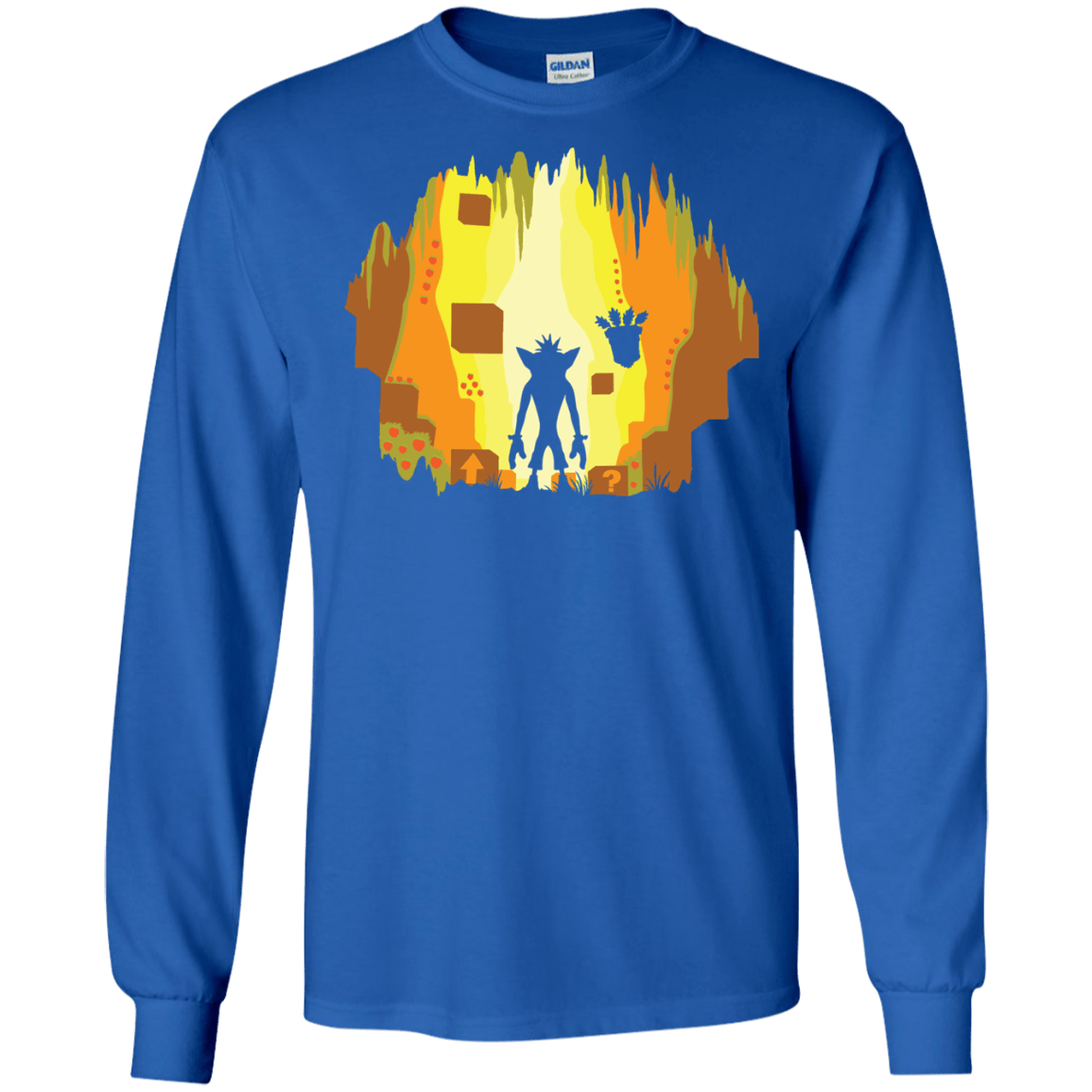 Wumpa World Men's Long Sleeve T-Shirt