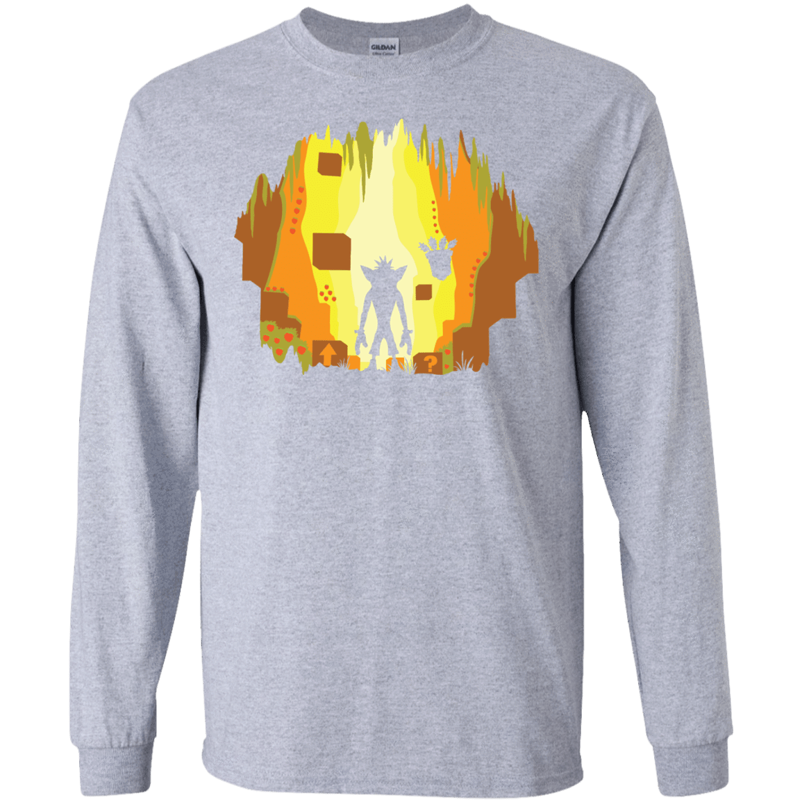 Wumpa World Men's Long Sleeve T-Shirt