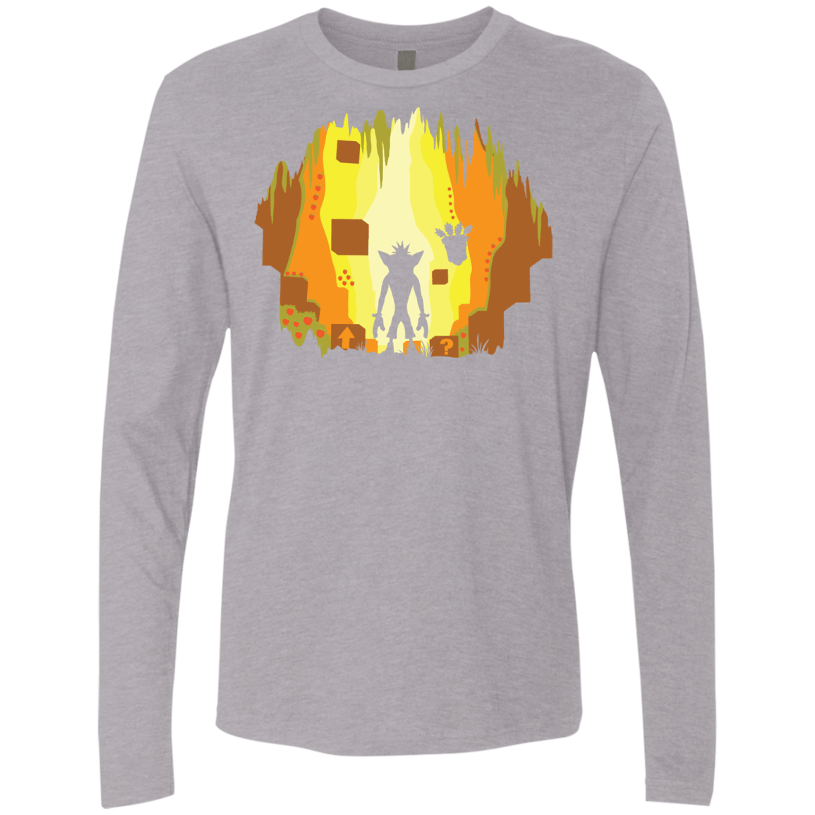 Wumpa World Men's Premium Long Sleeve