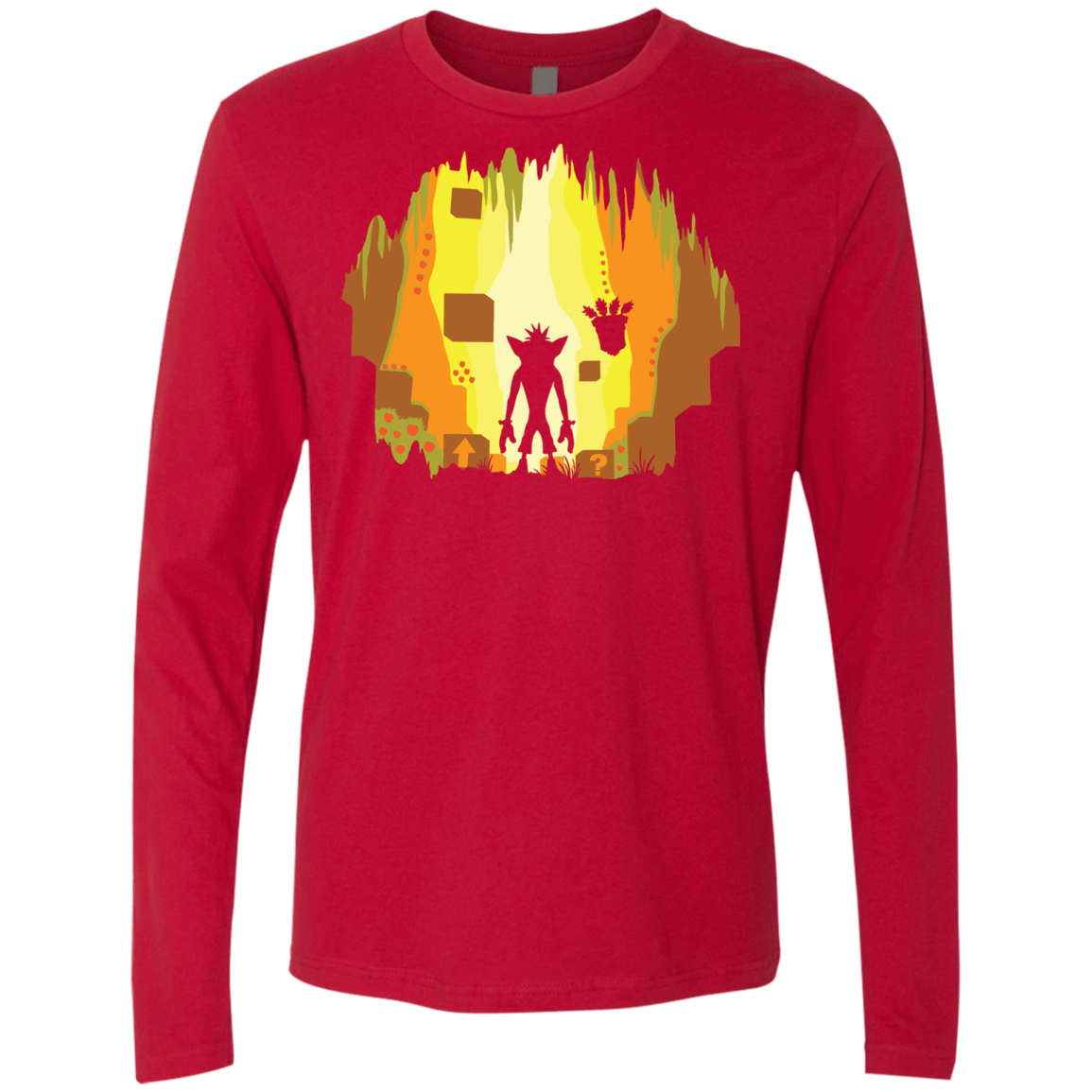 Wumpa World Men's Premium Long Sleeve