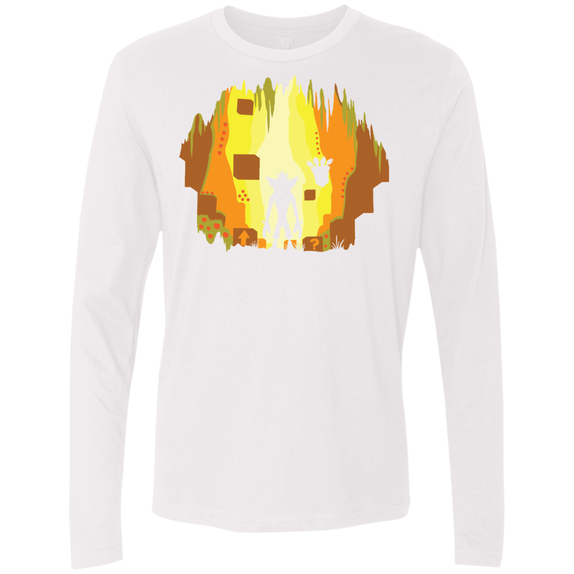 Wumpa World Men's Premium Long Sleeve