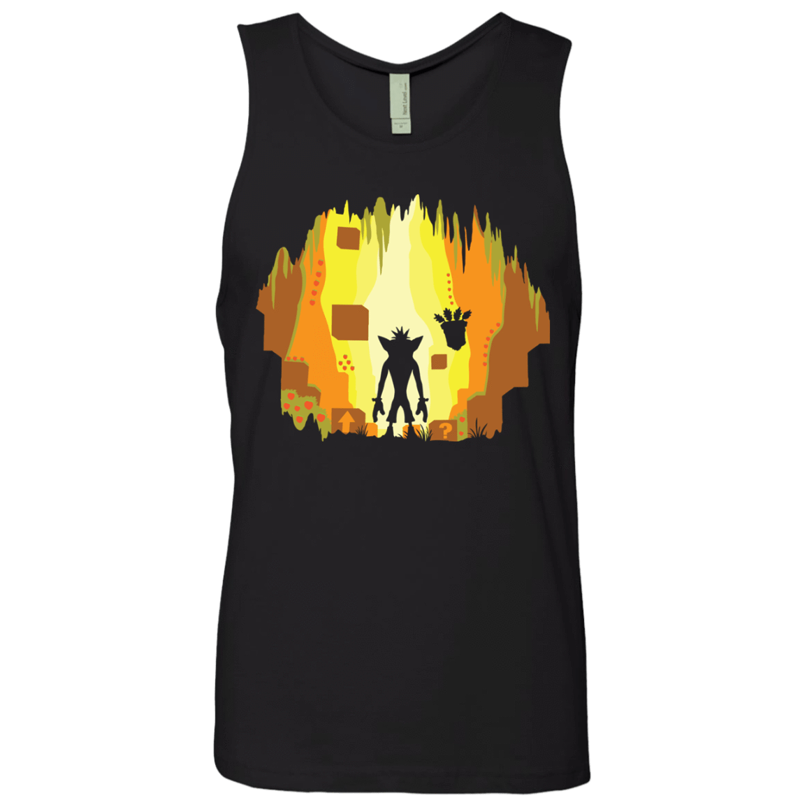 T-Shirts Black / S Wumpa World Men's Premium Tank Top