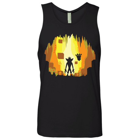 T-Shirts Black / S Wumpa World Men's Premium Tank Top