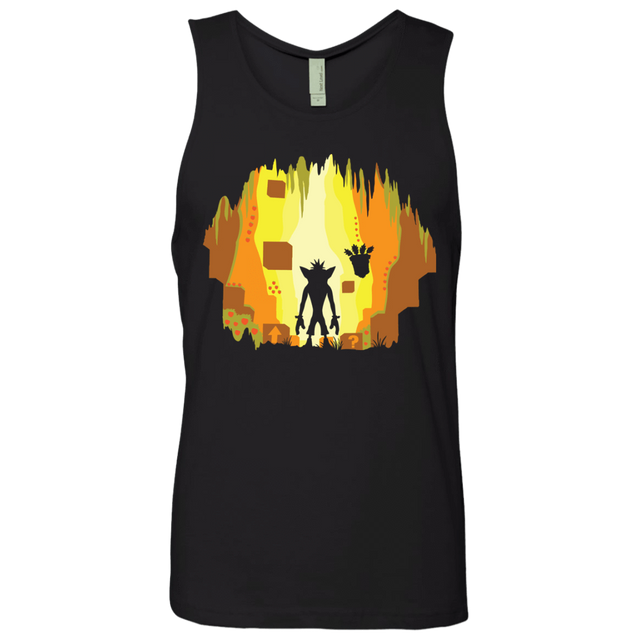 T-Shirts Black / S Wumpa World Men's Premium Tank Top