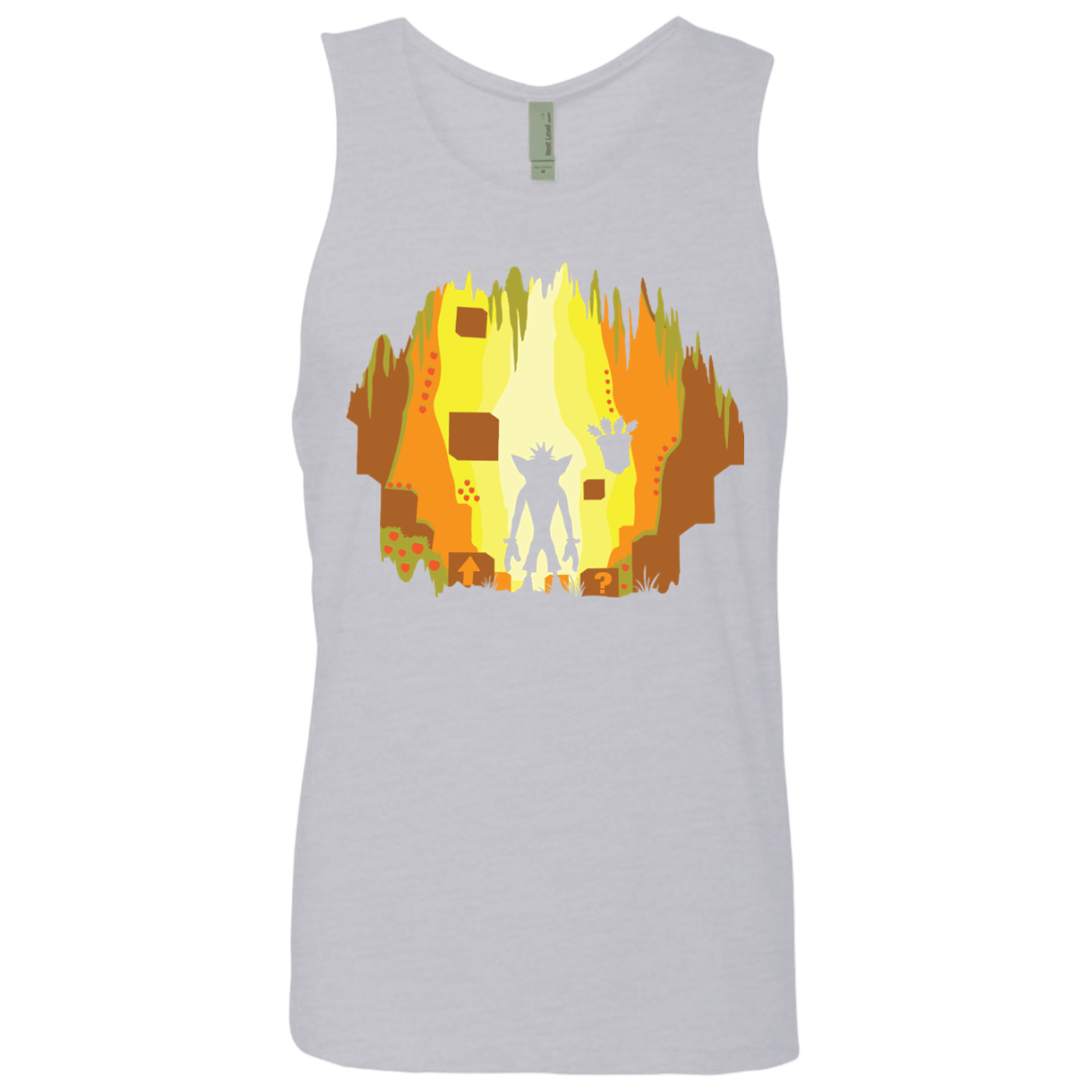 T-Shirts Heather Grey / S Wumpa World Men's Premium Tank Top