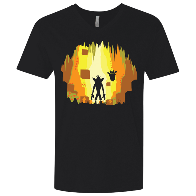 T-Shirts Black / X-Small Wumpa World Men's Premium V-Neck