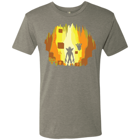 T-Shirts Venetian Grey / S Wumpa World Men's Triblend T-Shirt