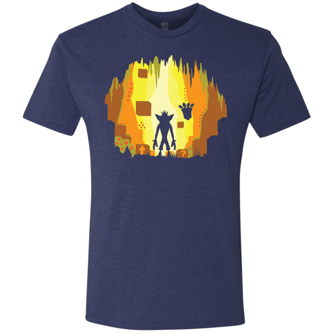 T-Shirts Vintage Navy / S Wumpa World Men's Triblend T-Shirt