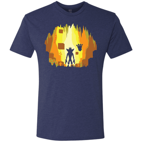 T-Shirts Vintage Navy / S Wumpa World Men's Triblend T-Shirt