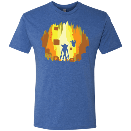 T-Shirts Vintage Royal / S Wumpa World Men's Triblend T-Shirt