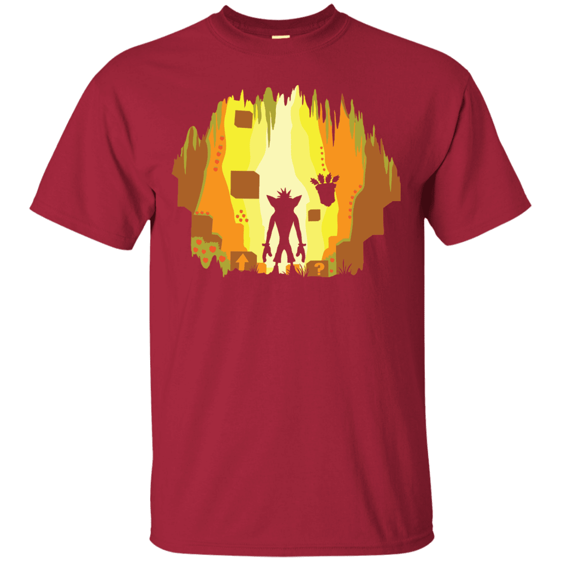 T-Shirts Cardinal / S Wumpa World T-Shirt