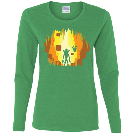 T-Shirts Irish Green / S Wumpa World Women's Long Sleeve T-Shirt