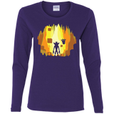 T-Shirts Purple / S Wumpa World Women's Long Sleeve T-Shirt