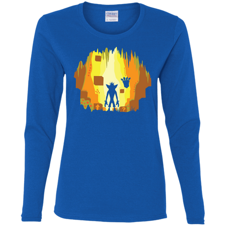 T-Shirts Royal / S Wumpa World Women's Long Sleeve T-Shirt