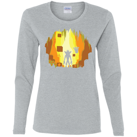 T-Shirts Sport Grey / S Wumpa World Women's Long Sleeve T-Shirt