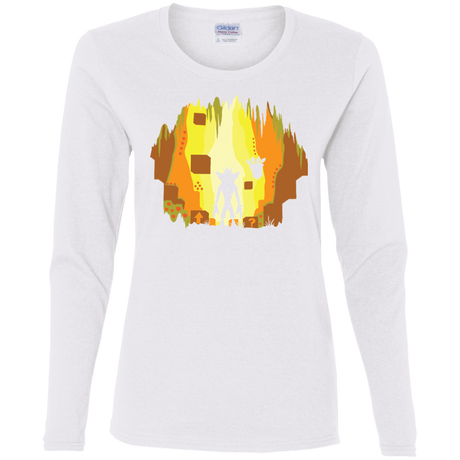 T-Shirts White / S Wumpa World Women's Long Sleeve T-Shirt