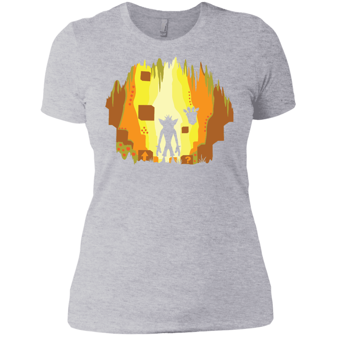 T-Shirts Heather Grey / X-Small Wumpa World Women's Premium T-Shirt