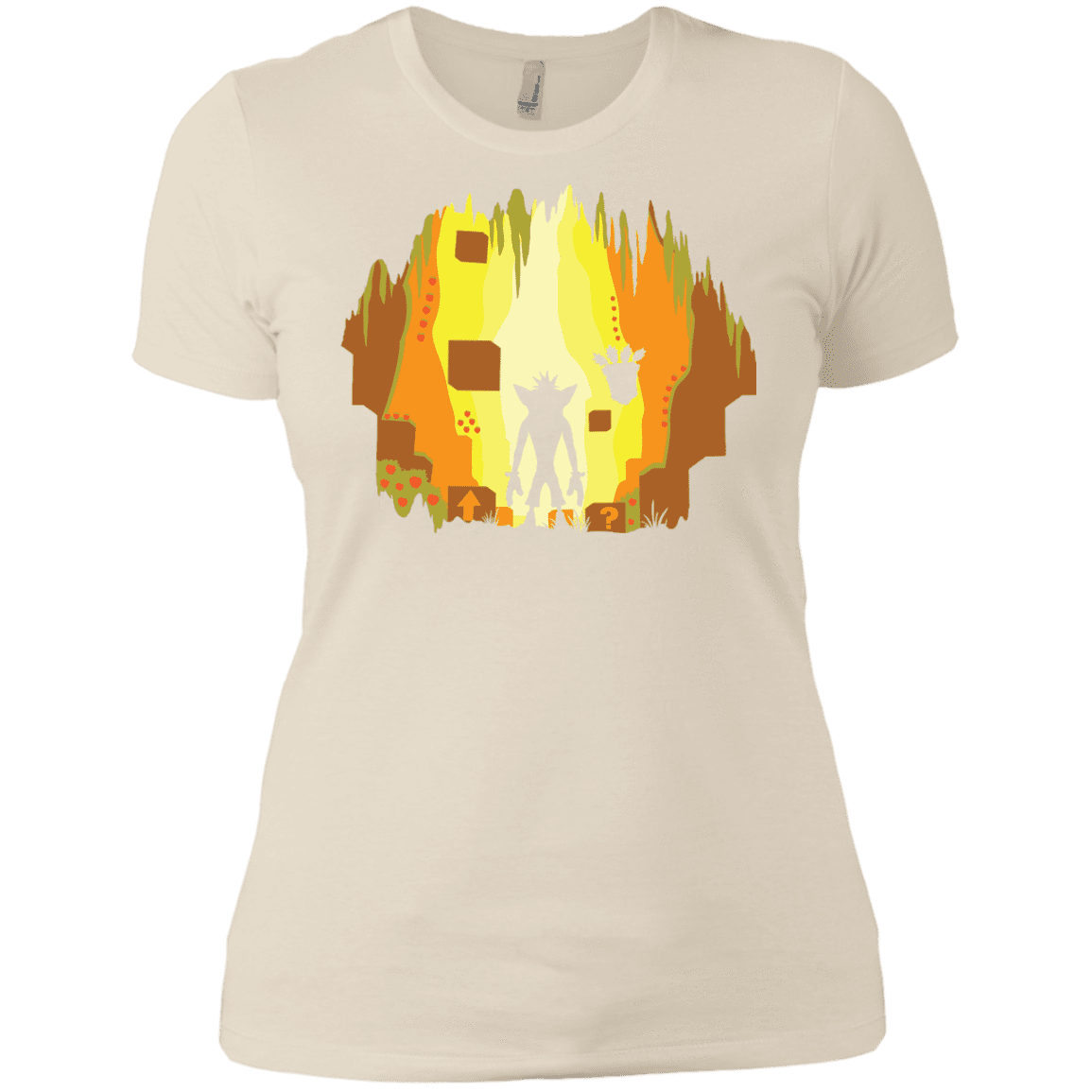 T-Shirts Ivory/ / X-Small Wumpa World Women's Premium T-Shirt