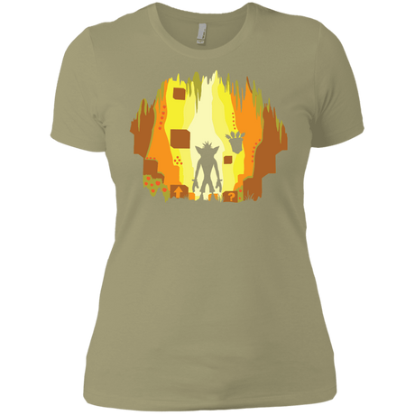 T-Shirts Light Olive / X-Small Wumpa World Women's Premium T-Shirt