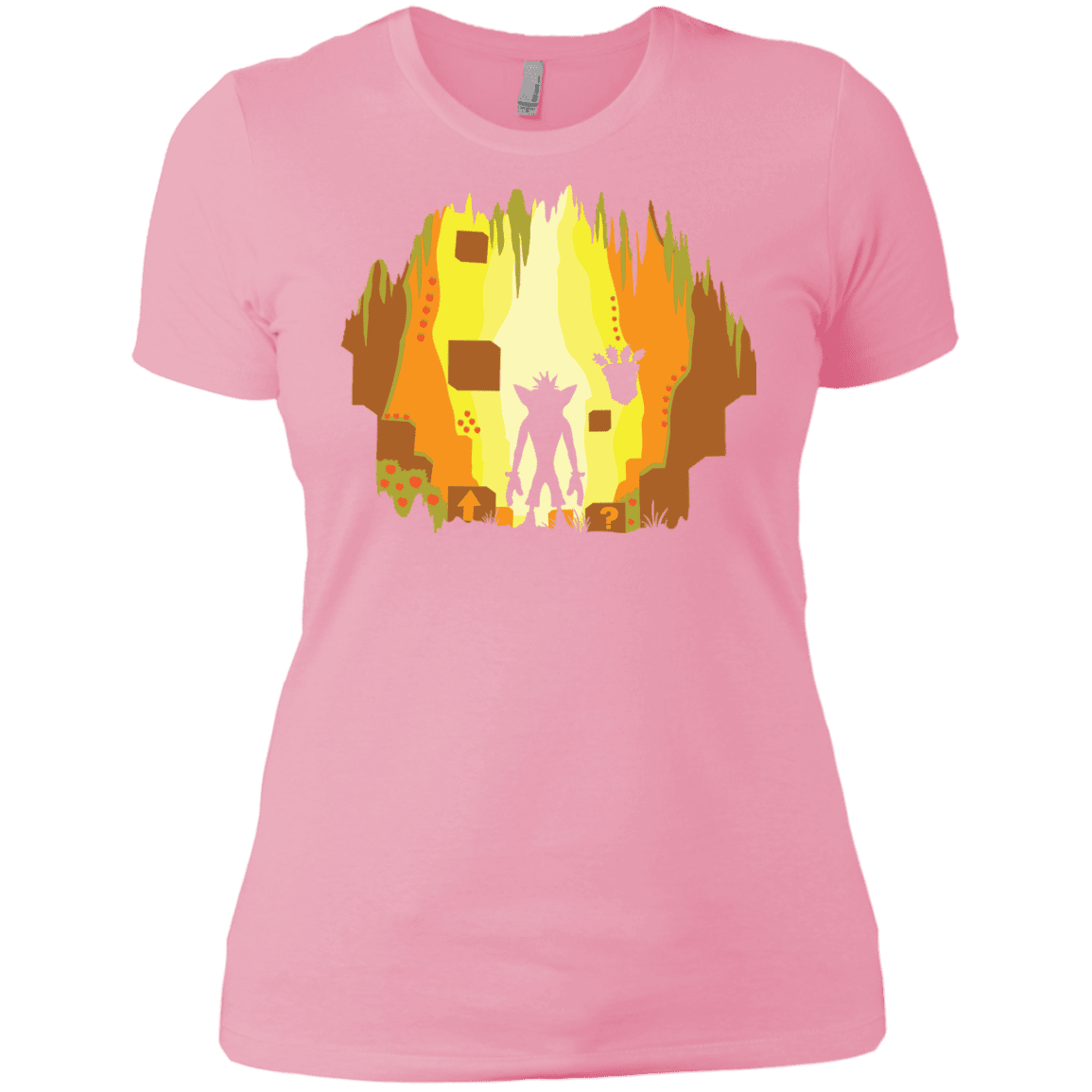 T-Shirts Light Pink / X-Small Wumpa World Women's Premium T-Shirt