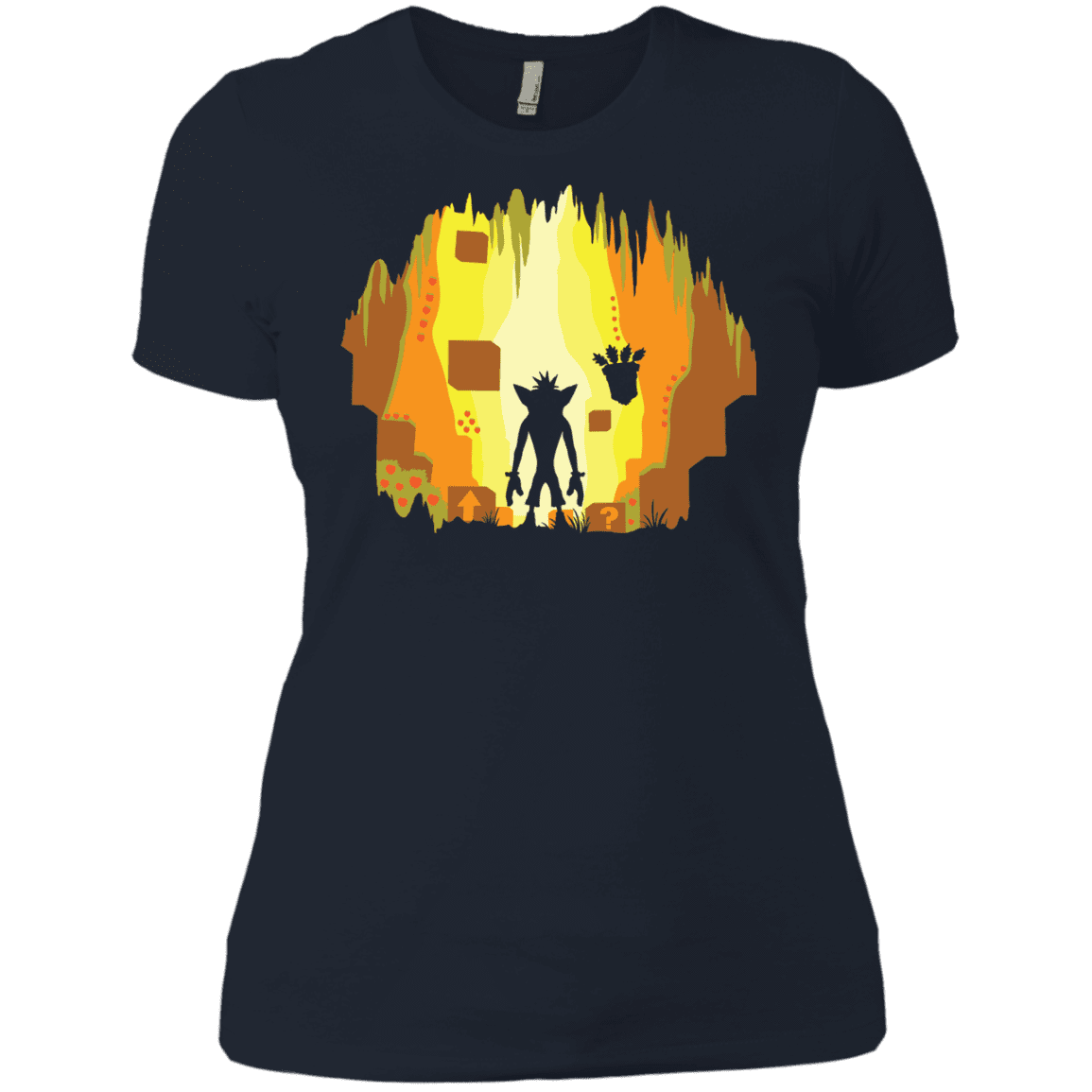 T-Shirts Midnight Navy / X-Small Wumpa World Women's Premium T-Shirt