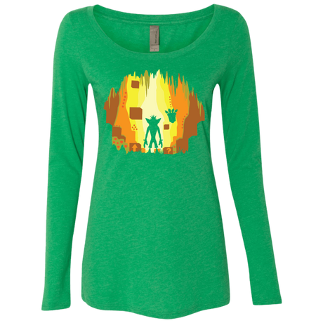 T-Shirts Envy / S Wumpa World Women's Triblend Long Sleeve Shirt