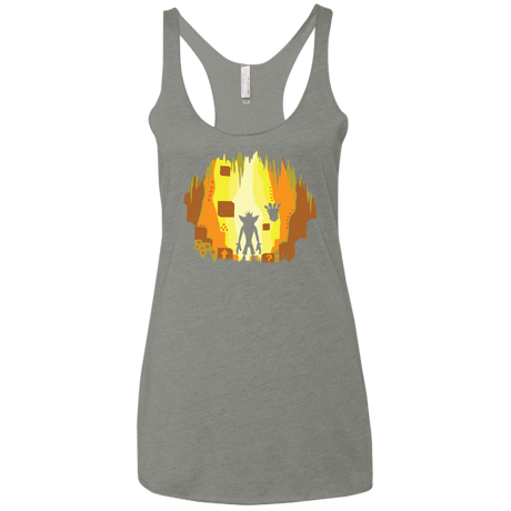 Wumpa World Women's Triblend Racerback Tank