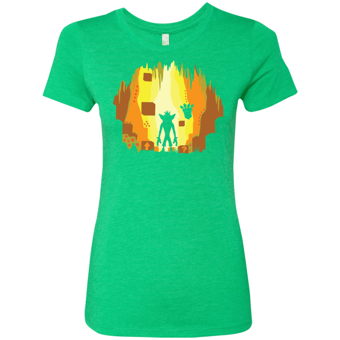 T-Shirts Envy / S Wumpa World Women's Triblend T-Shirt