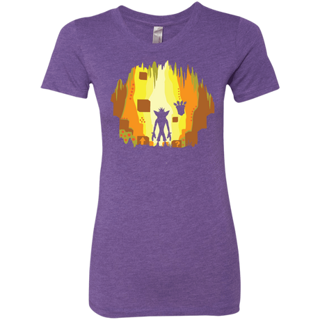 T-Shirts Purple Rush / S Wumpa World Women's Triblend T-Shirt