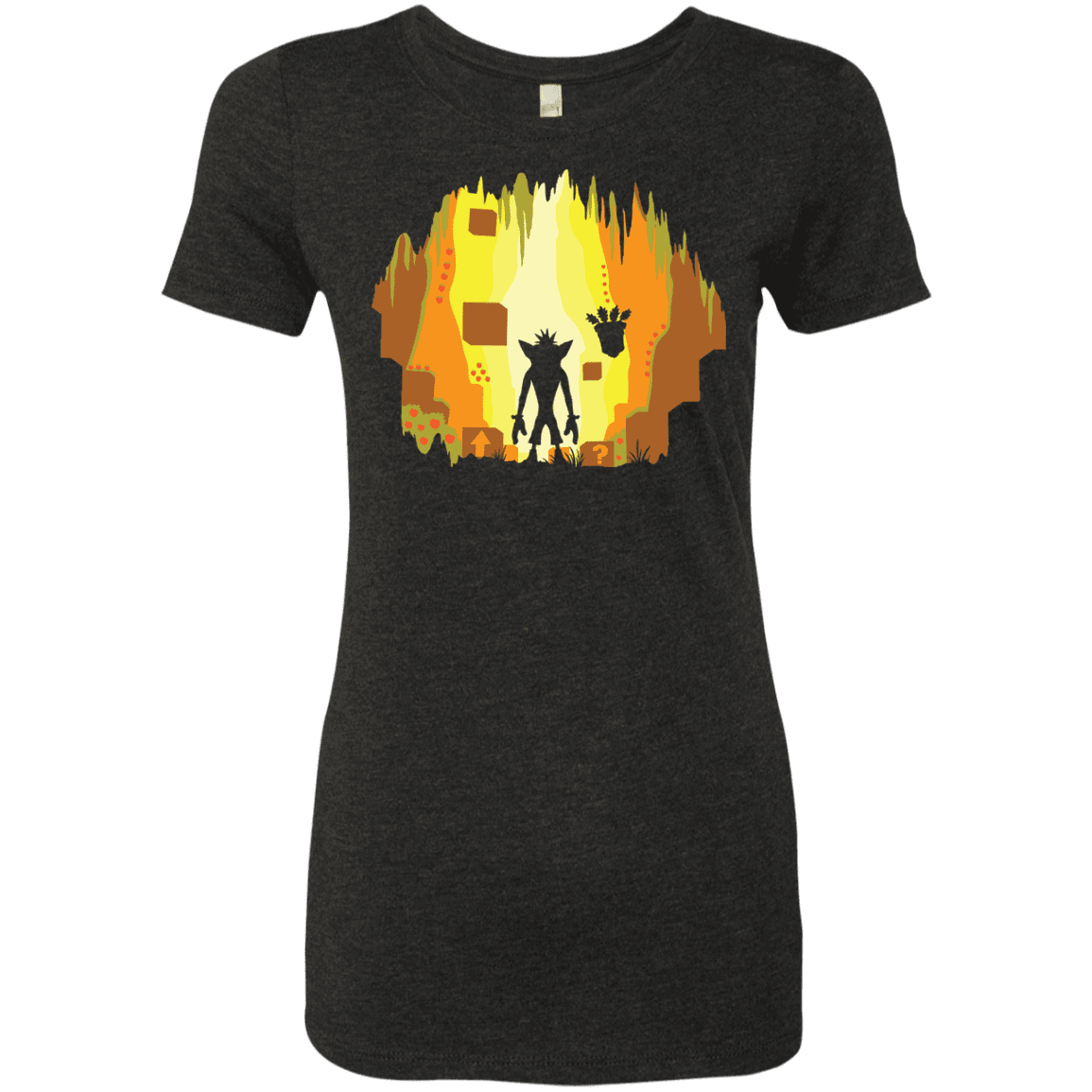 T-Shirts Vintage Black / S Wumpa World Women's Triblend T-Shirt