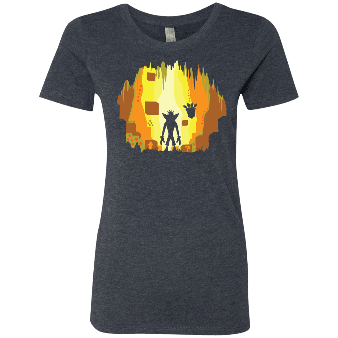 T-Shirts Vintage Navy / S Wumpa World Women's Triblend T-Shirt