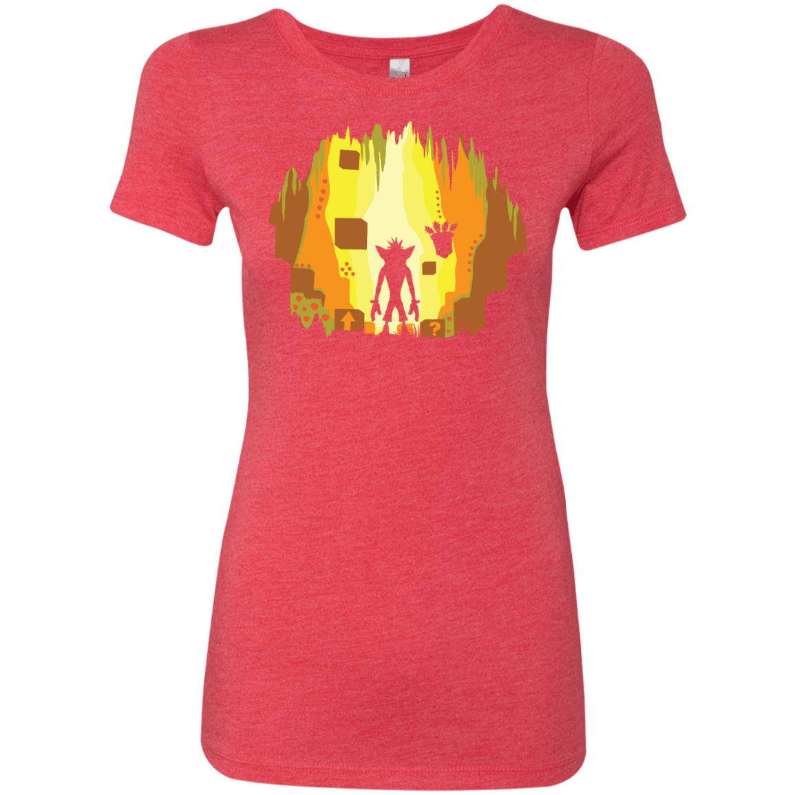 T-Shirts Vintage Red / S Wumpa World Women's Triblend T-Shirt