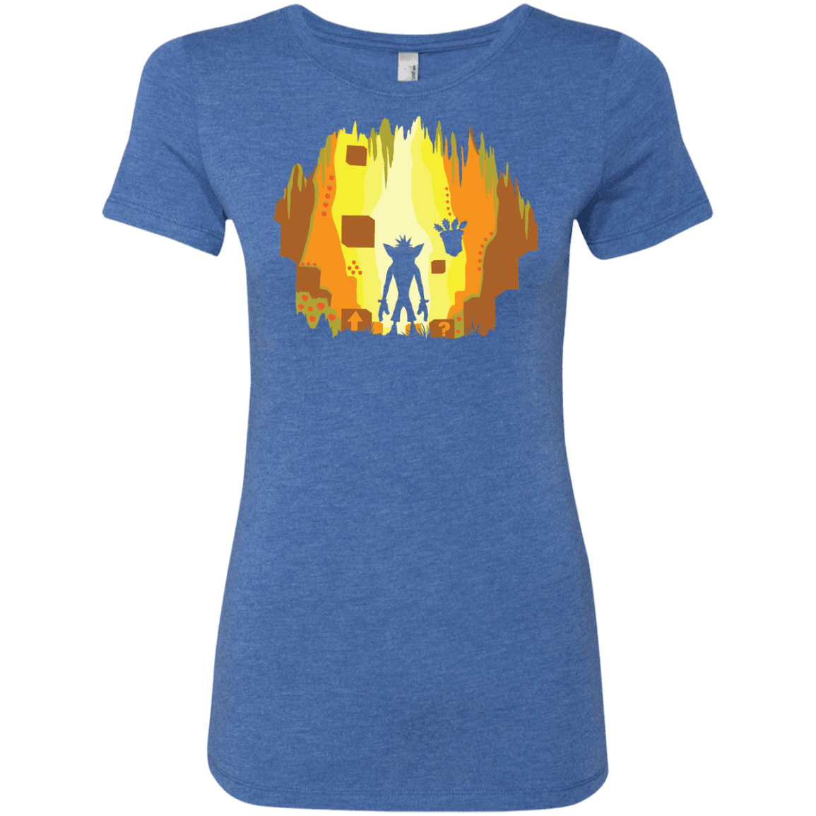 T-Shirts Vintage Royal / S Wumpa World Women's Triblend T-Shirt