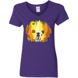 T-Shirts Purple / S Wumpa World Women's V-Neck T-Shirt